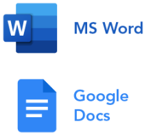 Icon for Word and Docs